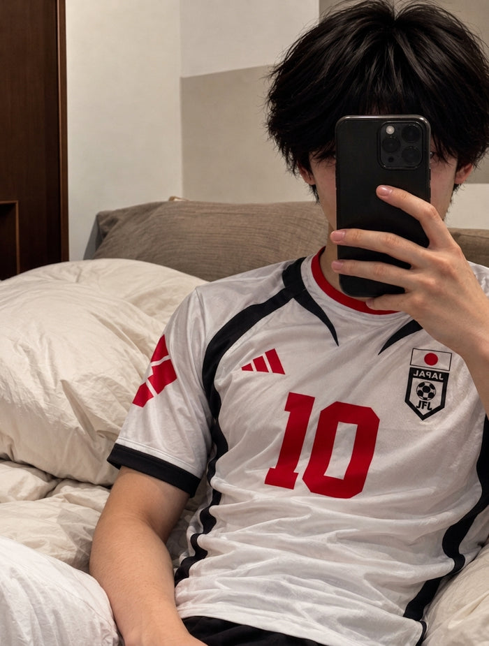 Fan wearing an AnimeFoot jersey
